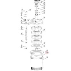 SunSun Ersatzteil für Druckteichfilter CPF-2500 O-Ring 3 265 x 6 mm, effiziente Teichfilteranlage 6000 l/h, Teichdruckfilter mit UVC-Lampe