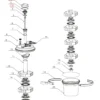 SunSun Ersatzteil für Druckteichfilter CPF-500 Elektroanschluss-Einheit, Teichdruckfilter UVC-Lampe, 12000 l/h Teichfilteranlage