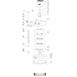 SunSun Ersatzteil für Druckteichfilter CPF-2500 Außenklammer, Teichdruckfilter mit UVC-Lampe, effiziente Teichfilteranlage
