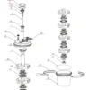 SunSun Ersatzteil für Druckteichfilter CPF-280 Elektroanschluss-Einheit, Teichdruckfilter UVC-Lampe 11 W, 9000 l/h Teichfilteranlage