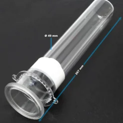 SunSun Ersatzteil für Druckteichfilter CPF-500 Quarzglas-Hülse, Teichdruckfilter UVC-Lampe Teichfilteranlage 10000 l/h, effiziente Wasserfilterung