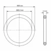 SunSun Ersatzteil für Druckteichfilter CPF-180/250 O-Ring 30 x 2,4 mm, Teichfilter mit UV-Lampe 11 W, 10000 l/h Teichfilteranlage