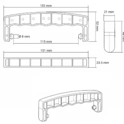 SunSun Ersatzteil für Druckteichfilter CPF-180/250 Handgriff, Teichfilter mit UV-Lampe 11 W, Teichfilteranlage 10000 l/h
