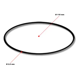 SunSun Ersatzteil für Druckteichfilter CPF-280/380/500 O-Ring 1, Teichdruckfilter UVC-Lampe, 9000 l/h Teichfilteranlage, effiziente Wasserfilterung