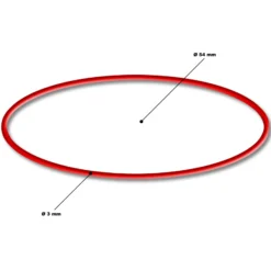 SunSun Ersatzteil für Druckteichfilter CPF-280/380/500 O-Ring 3, Teichdruckfilter UVC-Lampe, 9000 l/h Teichfilteranlage, effiziente Wasserfilterung