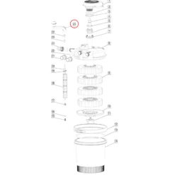 SunSun Ersatzteil für Druckteichfilter CPF-2500 Handgriff, Teichdruckfilter mit UVC-Lampe, effiziente Teichfilteranlage 6000 l/h