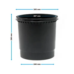 SunSun Ersatzteil für Druckteichfilter CPF-2500 Filterbehälter, effiziente Teichfilteranlage 6000 l/h, Teichdruckfilter mit UVC-Lampe