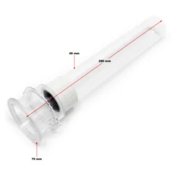 SunSun Ersatzteil für Druckteichfilter CPF-280 Quarzrohr, Teichdruckfilter UVC-Lampe 11 W, 9000 l/h effiziente Teichfilteranlage