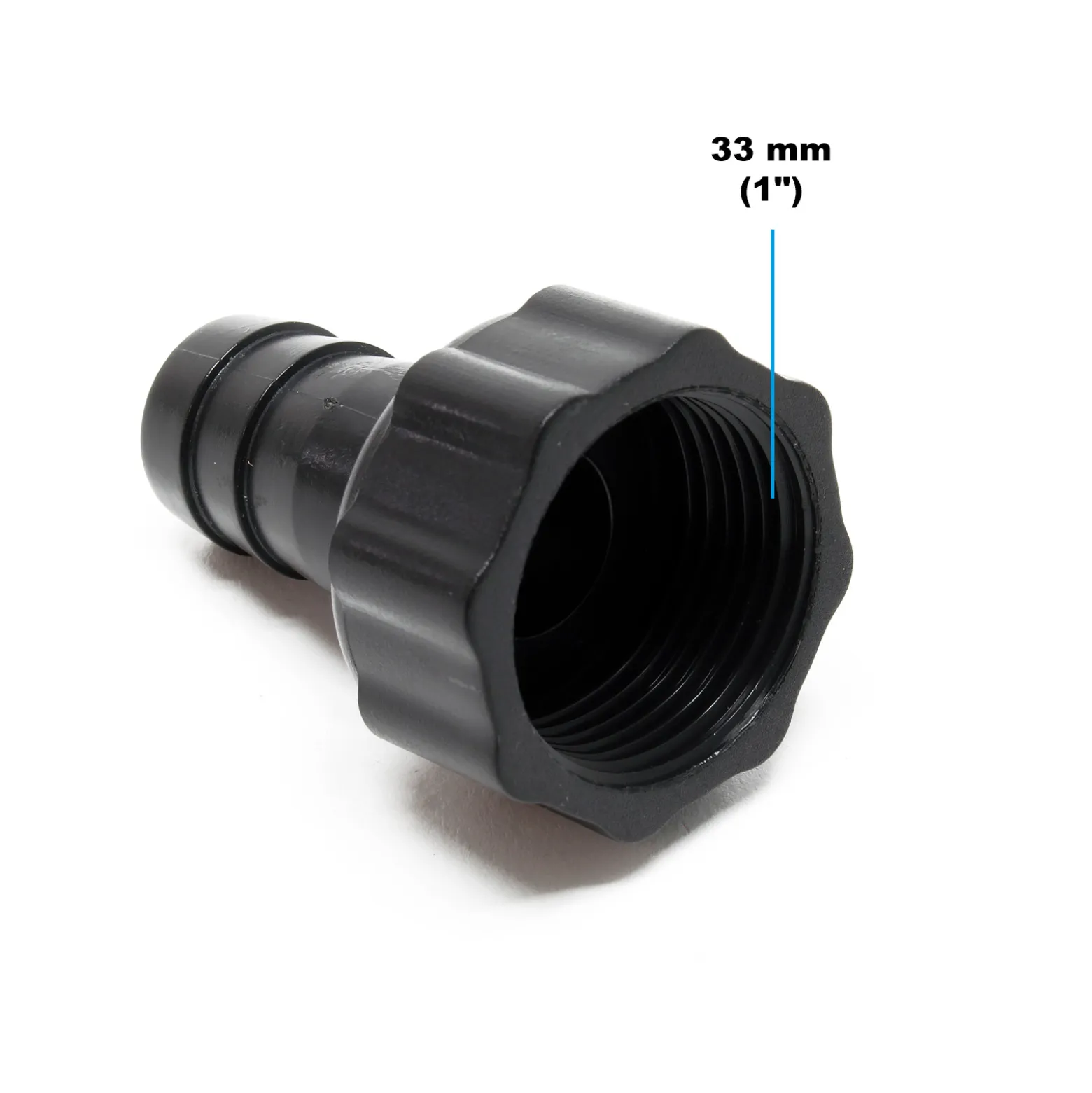 SunSun Ersatzteil für HJ-5000 Teichpumpe – Schlauchtülle mit Überwurfmutter – Verbinder – 20 mm – für Teich, Gartenpumpe, Skimmer, Bachlauf Zubehör