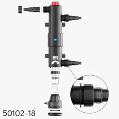 Sun Sun Ersatzteil für HP CUV-224 Teichklärer – Schraubring – für Teichfilter, UV Leuchtmittel, UVC Klärer Zubehör