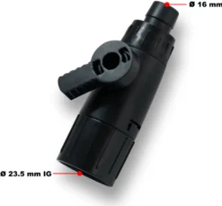 SunSun Ersatzteil für HW-504A 505 Aquarium Außenfilter – Einlass- und Auslassventil – Ø 16 mm – 23,5 mm IG – für Aquarium Aquaristik Zubehör