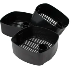 SunSun Ersatzteil für HW-303 Aquarium Außenfilter - 3 Filterkörbe Innen für Filtermedium, Ersatz Filterkorb für Auqarien, Filterbehälter für Aquaristik
