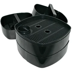 SunSun Ersatzteil für HW-304 Aquarium Außenfilter – Filterkörbe mit Griffen und Abdeckplatte – schwarz – Filtermaterial für Aquarium Aquaristik
