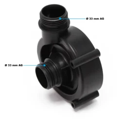 SunSun Ersatzteil für Schwimmbadpumpe Pumpengehäuse passend für Poolpumpe CPP-5000F bis CPP-8000F Original Ersatzgehäuse für Poolfilteranlage