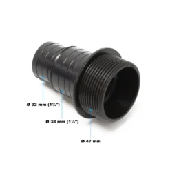 SunSun Ersatzteil für Schwimmbadpumpe Ein- und Ausgangstülle, 550 W Poolfilteranlage, Filterpumpe 13000 l/h, Poolpumpe mit Schwimmerschalter