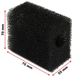 SunSun Ersatzteil für Springbrunnenpumpe CHJ-1503 Filterschwamm, effiziente Teichpumpe 1500 l/h, 25 W ECO Filterpumpe, leistungsstarke Teichfilteranlage