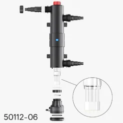 SunSun Ersatzteil für Teichklärer CUV-218 - UV-C Lampe 18 W - Ersatz Leuchtmittel für Vorklärgerät für Teichfilter & Teichpumpe, Wasserklärer mit UV-Lampe, Lichtfilter zur Algenbekämpfung