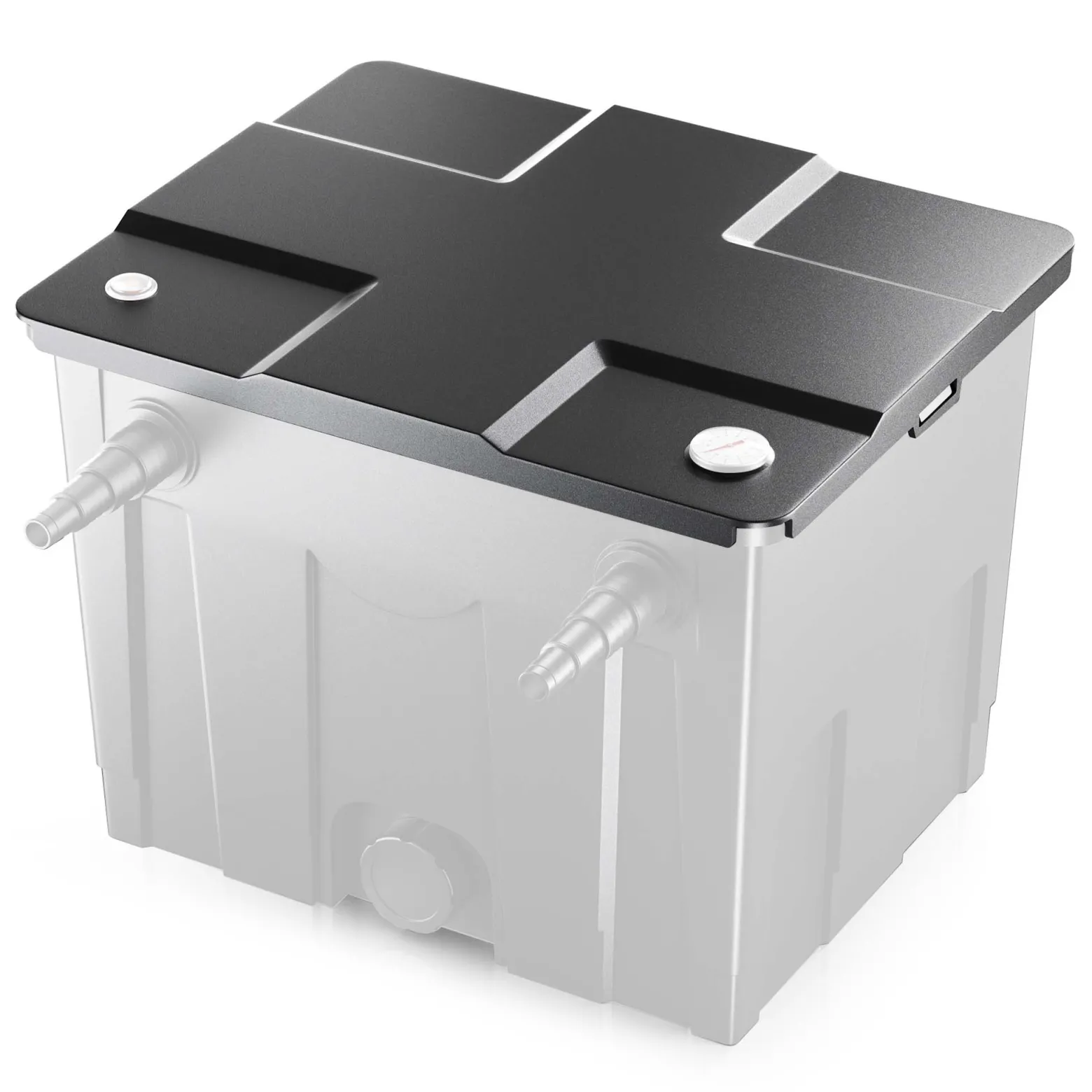 SunSun Ersatzteil Gehäuse Deckel für Bio Teichfilter CBF-350B - Durchlauffilter Teich bis 60.000 L Teichvolumen - bis 10000 l/h - 2 Kammer-System Teich Filter Biofilter Koiteich