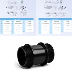 SunSun Ersatzteil Verbindungsstück für Bio Teichfilter CBF-350B - Durchlauffilter Teich bis 60.000 L Teichvolumen - bis 10000 l/h - 2 Kammer-System Teich Filter Biofilter Koiteich