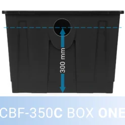 SunSun Ersatzteil Wanne Stufe 1 für Bio Teichfilter CBF-350C - Durchlauffilter Teich bis 90.000 L Teichvolumen - bis 10000 l/h - 3 Kammer-System Teich Filter Biofilter Koiteich - Gehäusewanne