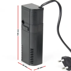 SunSun HJ-311B Innenfilter Aquarium mit Pumpe 300l/h 2W Filterpumpe für kleines Aquarium bis 40 Liter