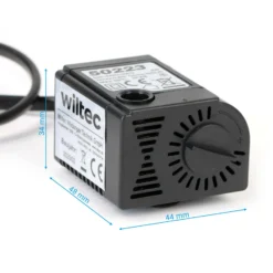 SunSun HJ-311 ECO Aquarium Pumpe 300 L/h 2 W kleine Aquariumpumpe 44×48×34 mm mit regulierbarem Durchfluss für Mini Aquarium