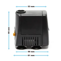 SunSun HJ-531 ECO Aquarium Pumpe 300 L/h 5 W kleine Aquariumpumpe 61x42x60 mm mit regulierbarem Durchfluss für Mini Aquarium