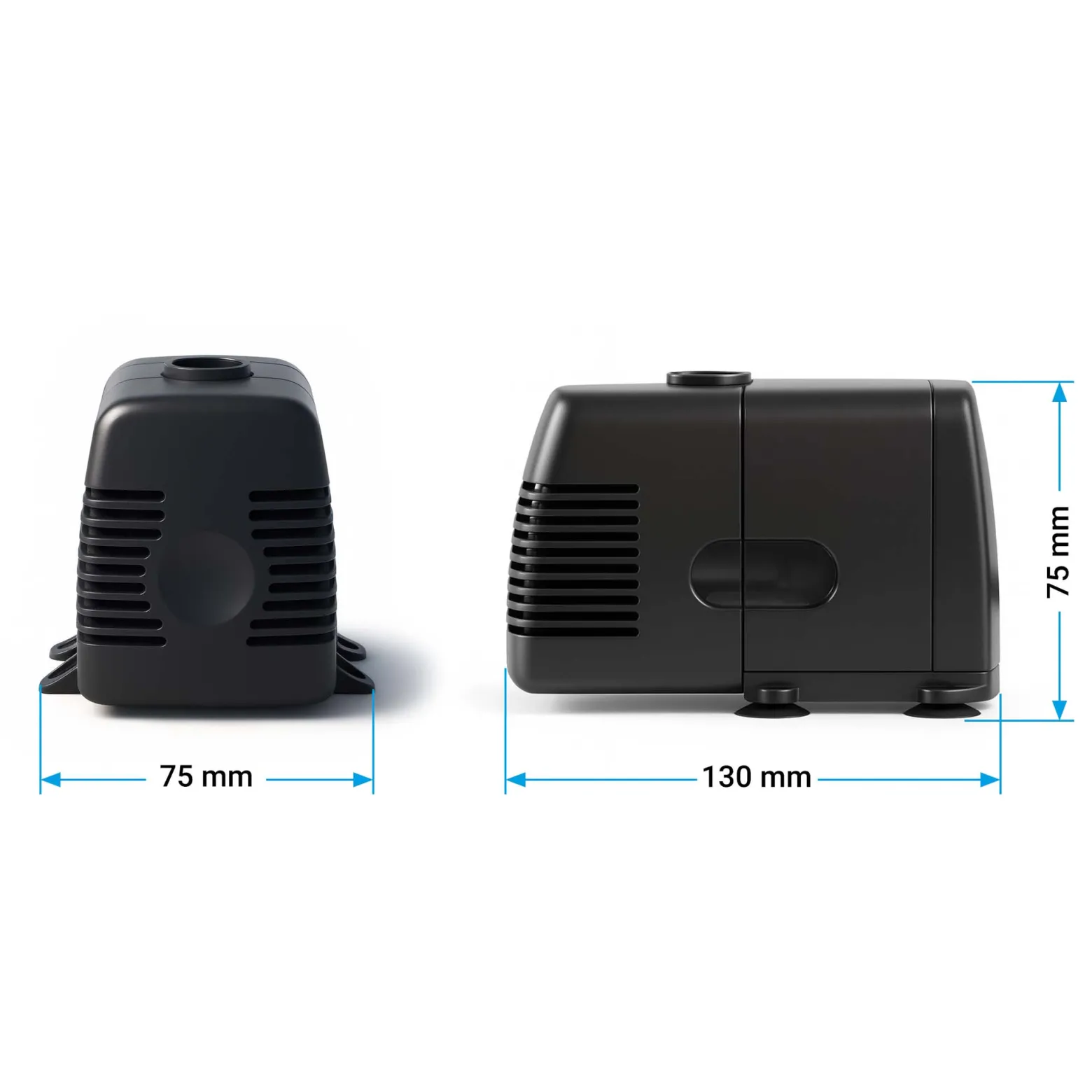 SunSun HJ-542 ECO Aquarium Pumpe 400 L/h 5 W kleine Aquariumpumpe mit Filterschwamm und Sauerstoffschlauch für Mini Aquarium