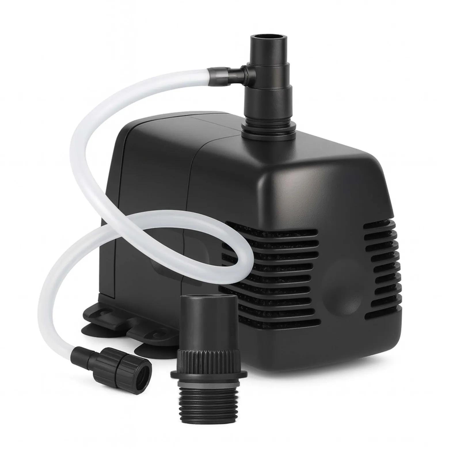 SunSun HJ-1542 ECO Aquarium Pumpe 1400 L/h 28 W kleine Aquariumpumpe mit Filterschwamm und Sauerstoffschlauch für Mini Aquarium
