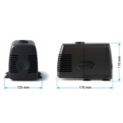SunSun HJ-1542 ECO Aquarium Pumpe 1400 L/h 28 W kleine Aquariumpumpe mit Filterschwamm und Sauerstoffschlauch für Mini Aquarium