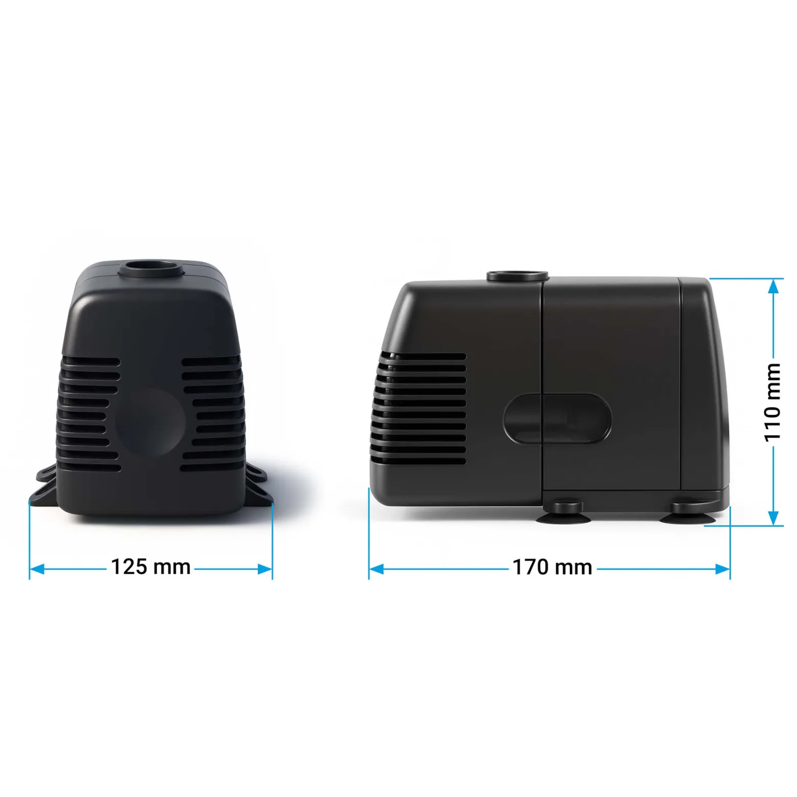 SunSun HJ-1542 ECO Aquarium Pumpe 1400 L/h 28 W kleine Aquariumpumpe mit Filterschwamm und Sauerstoffschlauch für Mini Aquarium