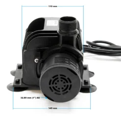 SunSun HJ-5000 ECO Teichpumpe 4000 l/h / 65 W Filterpumpe Bachlaufpumpe für Koiteiche Gartenteichpumpe Teichfilterpumpe Umwälzpumpe