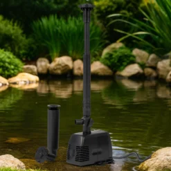 SunSun HJ-943 ECO Teichpumpe 800 l/h 16 W, 1,3 m Förderhöhe, als Springbrunnenpumpe Filterpumpe Aquariumpumpe regelbar höhenverstellbar