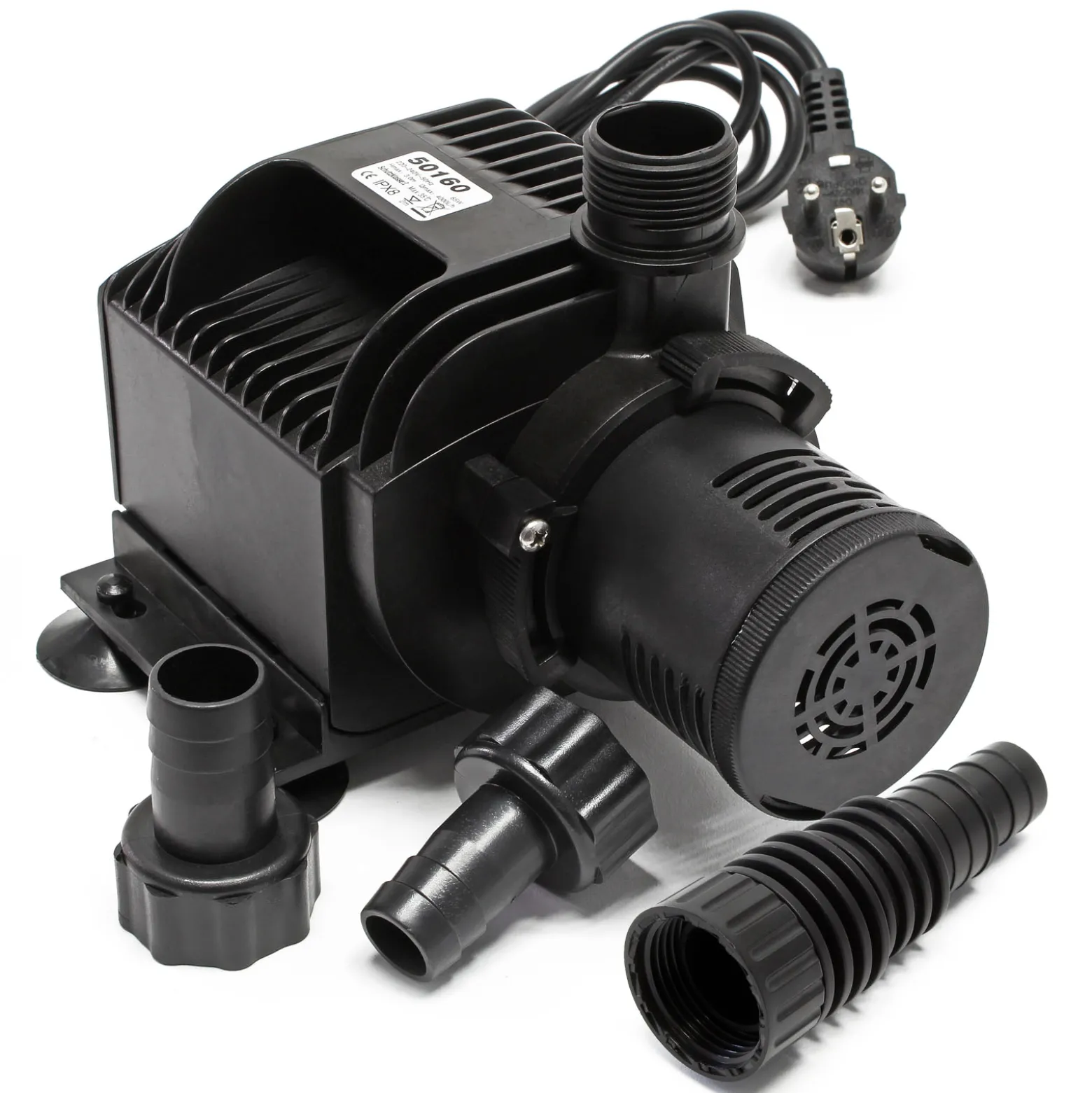 SunSun HJ-5000 ECO Teichpumpe SET 4000 l/h / 65 W Filterpumpe Bachlaufpumpe für Koiteiche Gartenteichpumpe Teichfilterpumpe Umwälzpumpe