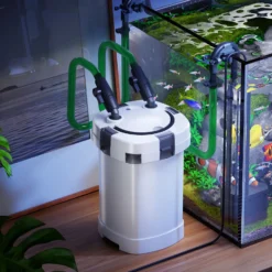 SunSun HW-504A Aquarium Außenfilter 800 L/h 15 W 4 Stufen Kammerfilter inkl Filtermaterial