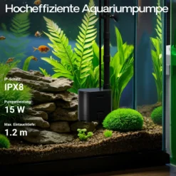 SunSun HW-505A Aquarium Außenfilter 800 L/h 15 W 4 Stufen Kammerfilter inkl Filtermaterial, Filtermedien, Filterpumpe