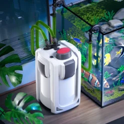 SunSun HW-704B Aquariumaußenfilter 2000 L/h 45 W mit 9 W UV und 4 Stufen Filter Aquarium