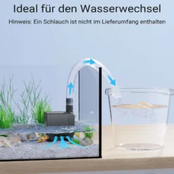 SunSun JP-032 Aquarium Pumpe 350l/h 5W kleine Aquariumpumpe für Mini Aquarium 25L kompakte Wasserpumpe für Nano Aquarien