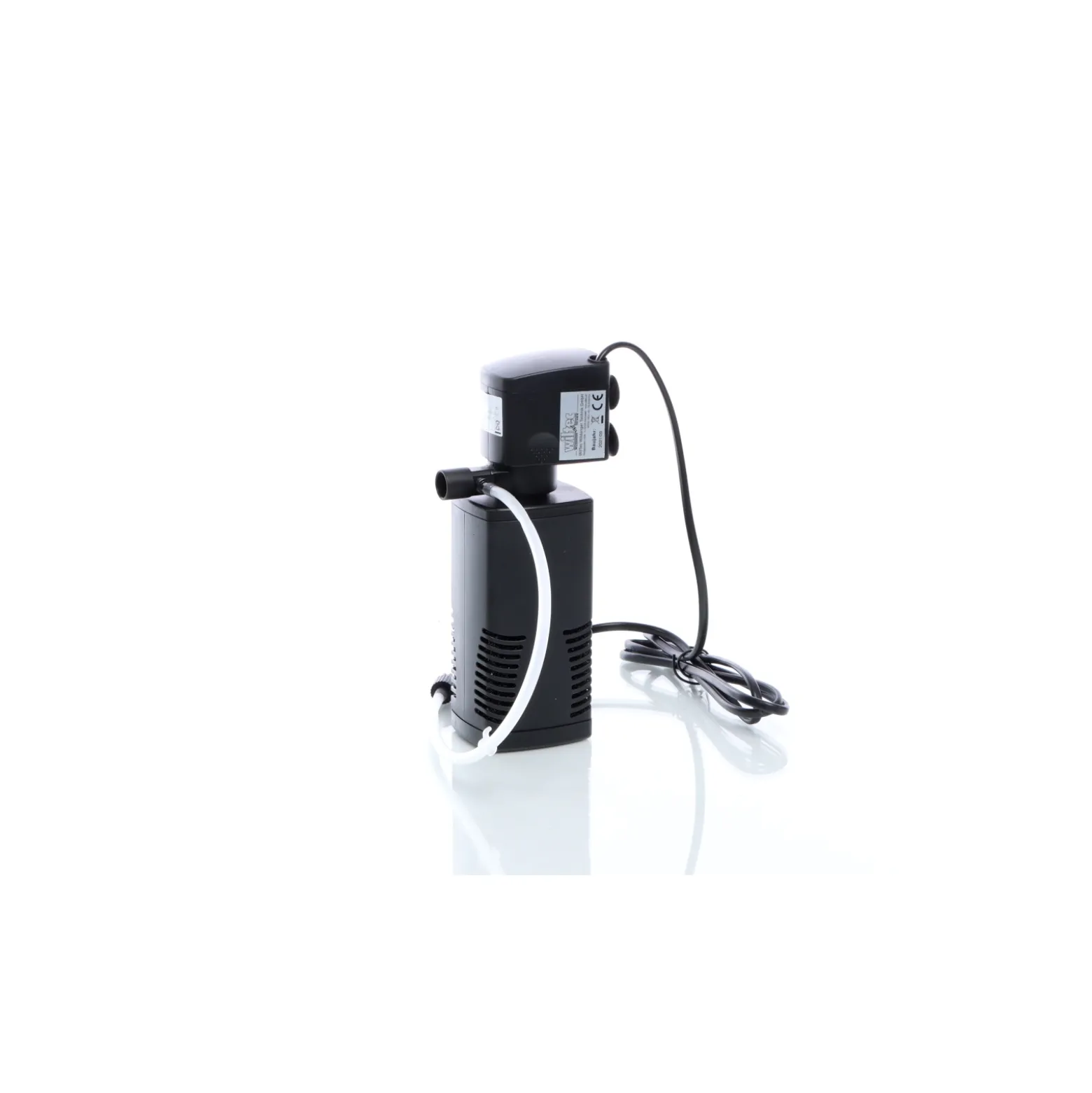 SunSun JP-022F Strömungspumpe 600l/h 8W Aquarium Pumpe mit 1-stufigem Aquarium Filter und 45° schwenkbarer Düse für Süßwasser Aquarium