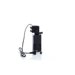SunSun JP-022F Strömungspumpe 600l/h 8W Aquarium Pumpe mit 1-stufigem Aquarium Filter und 45° schwenkbarer Düse für Süßwasser Aquarium