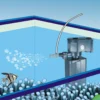 SunSun JP-024F Strömungspumpe 1200l/h 22W Aquarium Pumpe mit 2-stufigem Aquarium Filter und 45° schwenkbarer Düse für Süßwasser Aquarium