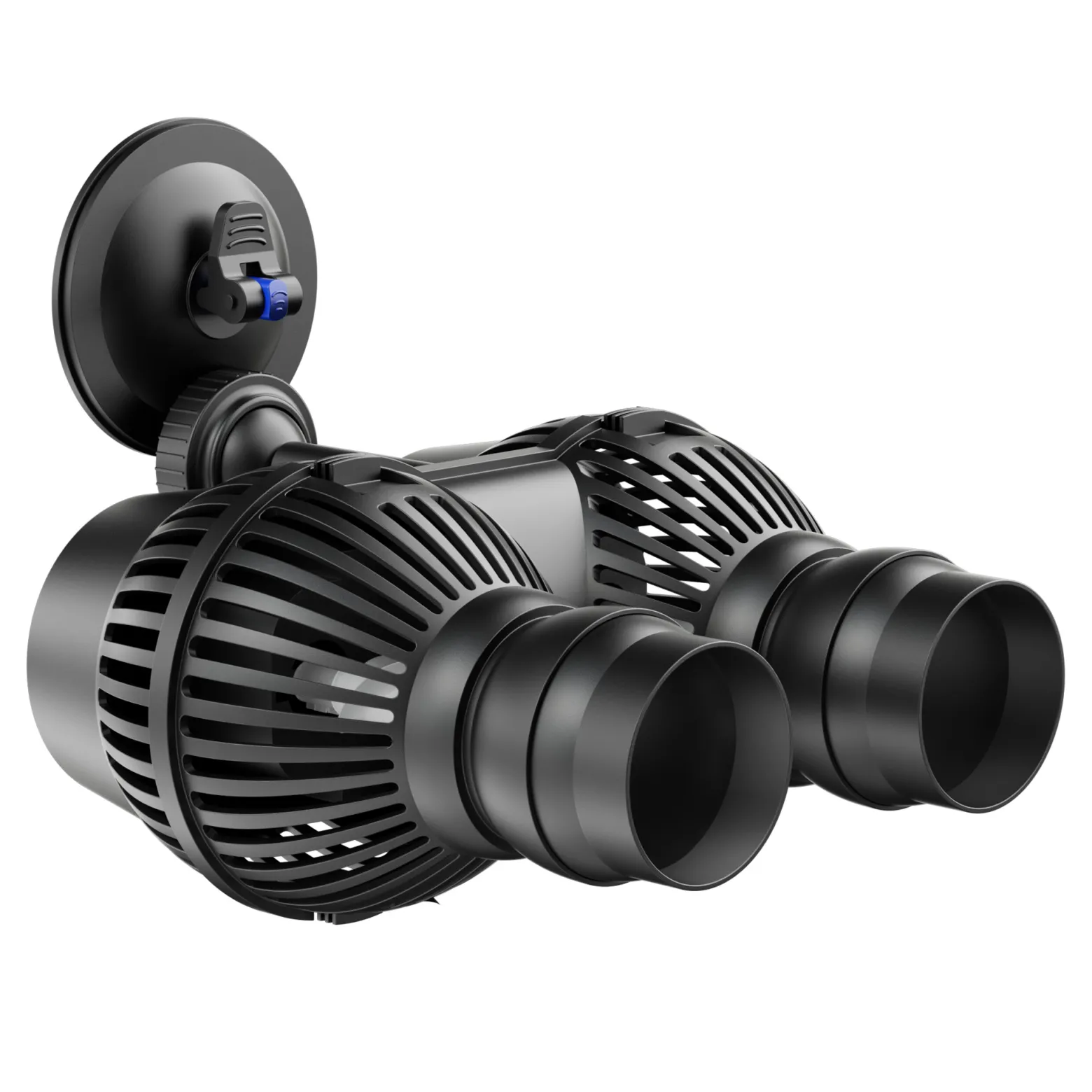 SunSun JVP-200A Strömungspumpe 5000 l/h 7 W Aquarium Pumpe mit 2 schwenkbaren Düsen und Saugnapf zur einfachen Befestigung