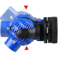 SunSun JVP-132 Strömungspumpe 8000 l/h 12 W Aquarium Pumpe mit 1 schwenkbaren Düse, Magnethalter zur einfachen Befestigung und Durchflussregler