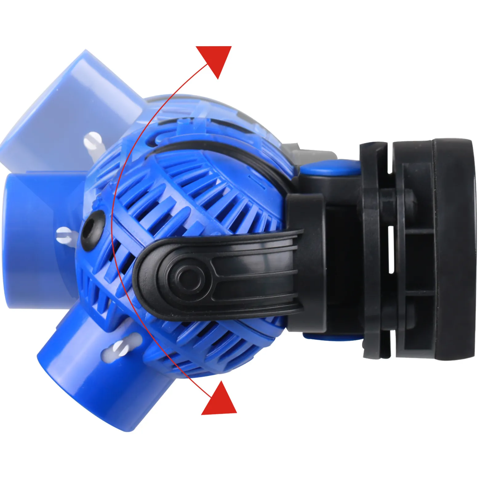 SunSun JVP-132 Strömungspumpe 8000 l/h 12 W Aquarium Pumpe mit 1 schwenkbaren Düse, Magnethalter zur einfachen Befestigung und Durchflussregler