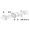 SunSun JVP-231 Strömungspumpe 8000 l/h 12 W Aquarium Pumpe mit 2 schwenkbaren Düsen, Magnethalter zur einfachen Befestigung und Durchflussregler