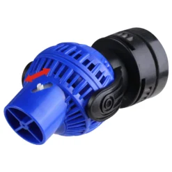 SunSun JVP-231 Strömungspumpe 8000 l/h 12 W Aquarium Pumpe mit 2 schwenkbaren Düsen, Magnethalter zur einfachen Befestigung und Durchflussregler