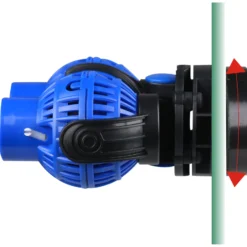 SunSun JVP-231 Strömungspumpe 8000 l/h 12 W Aquarium Pumpe mit 2 schwenkbaren Düsen, Magnethalter zur einfachen Befestigung und Durchflussregler