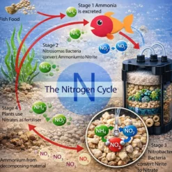 SunSun 0,5kg Aquarium Korallensand, sehr grober Sand für die Besiedlung mit nitrifizierenden Bakterien im Filter, für Teich- und Aquariumfilter