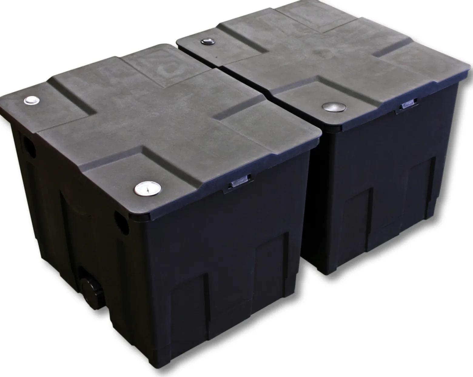 SunSun Komplettset: CBF-350B Teichfilter bis 60000 L Teichfilteranlage als Durchlauffilter, CUV-636 Teichklärer UVC Klärer mit 36W, 5m Teichschlauch 25 mm (1")