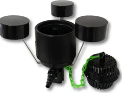 SunSun Komplettset: CBF-350C Teichfilter bis 90000 L, CTF-12000 Teichpumpe 12000l/h 100W, CUV-272 Teichklärer 72W, 25m Schlauch 25mm, CSP-250 Skimmer 2500l/h, HJ-943 Springbrunnen 800l/h, Y-Verteiler